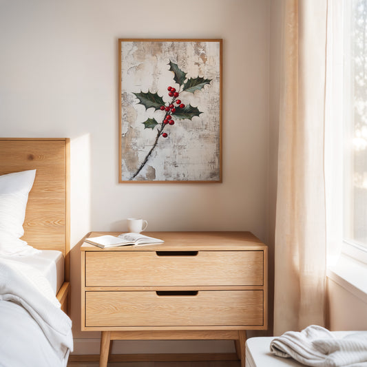 Berries Against Winter's Canvas