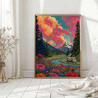 Journey Through Blossoms and Peaks