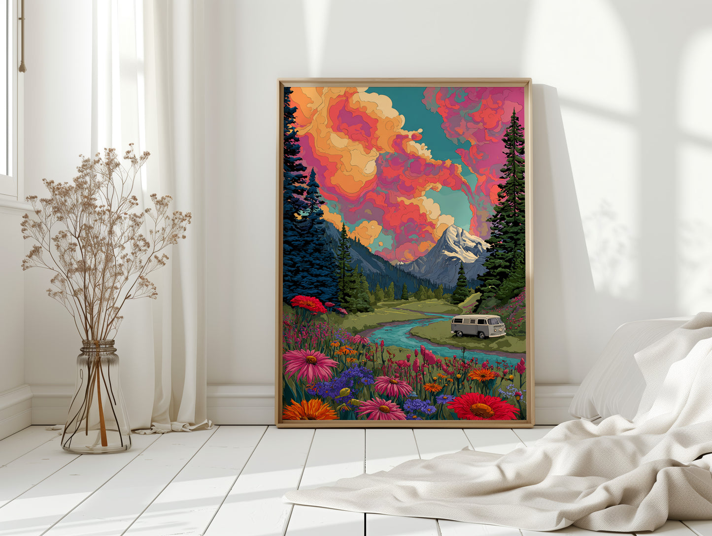 Journey Through Blossoms and Peaks
