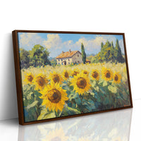 Summer Blooms Near Tuscan Stone