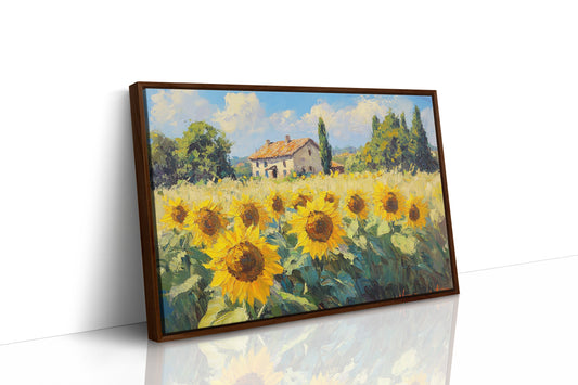 Summer Blooms Near Tuscan Stone