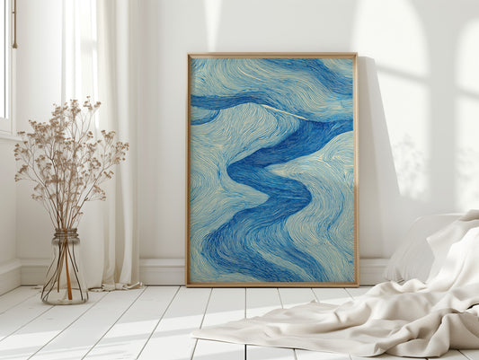 Currents of Blue and White