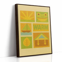 Warm Days with Frog and Sun