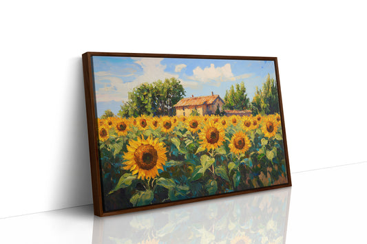 Summer Blooms Near Rustic Home