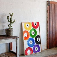 Lucky Numbers Dance In Watercolor