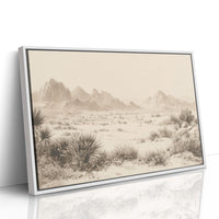 Mojave Solitude - Desert Mountain Landscape