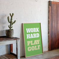 Life Balances On Green Fairways
