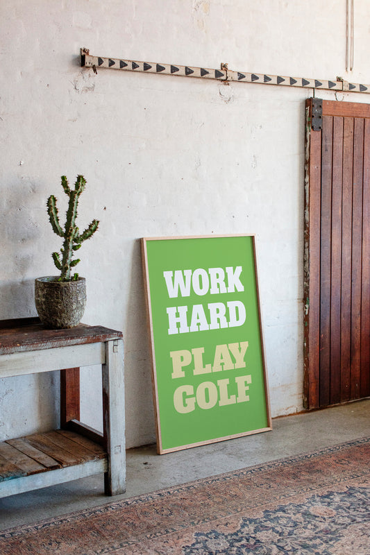Life Balances On Green Fairways