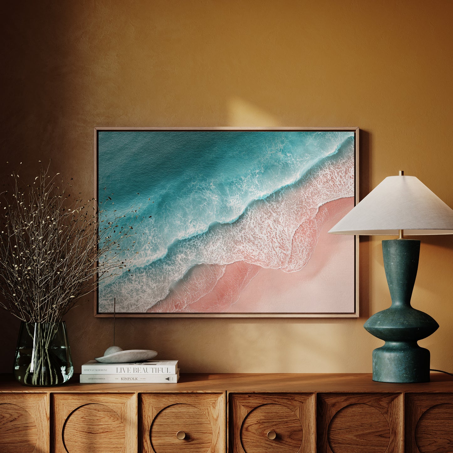 Tides Crafting Their Own Canvas