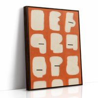 Minimal Shapes on Burnt Orange Grid