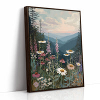 Alpine Wildflowers Whisper to Distant Peaks