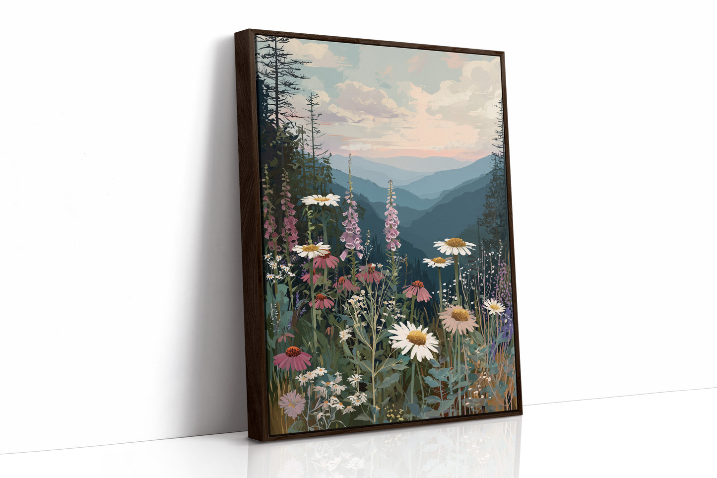 Alpine Wildflowers Whisper to Distant Peaks