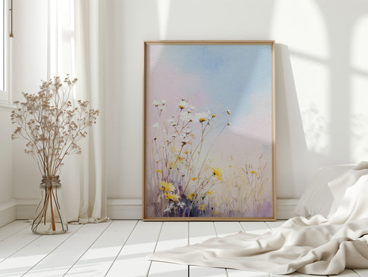 Fields Beneath a Gentle Sky