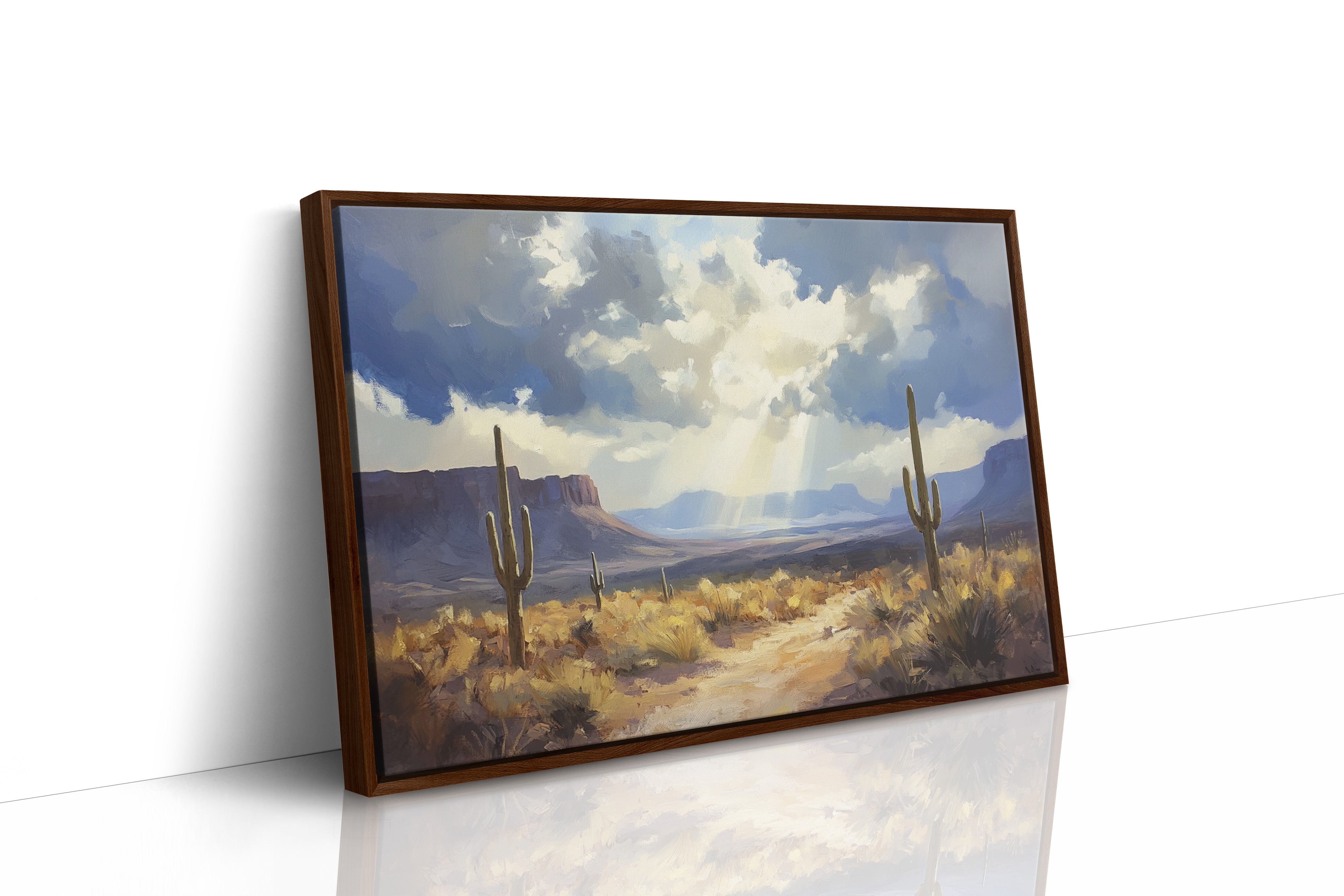 Desert Light Breaks Canyon Walls