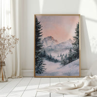 When Mountains Cradle the Snow