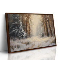 Winter Pines Hold Golden Memories