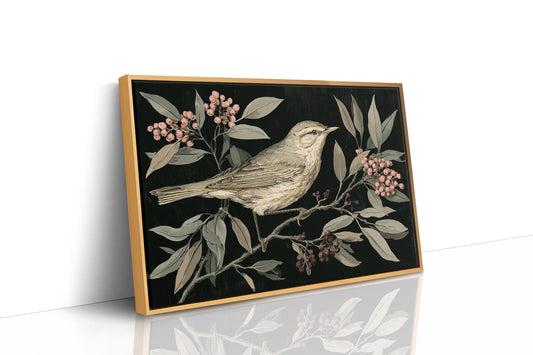 Cream Warbler in the Branches
