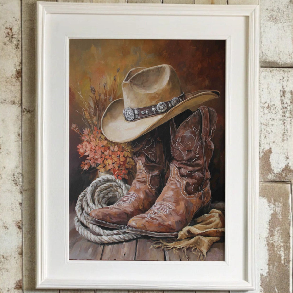 Weathered Boots Tell Ranch Stories