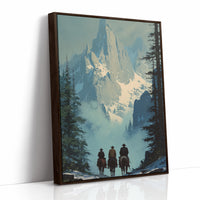 Wanderers Beneath Granite Sentinels