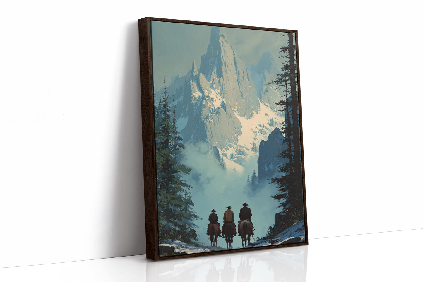 Wanderers Beneath Granite Sentinels