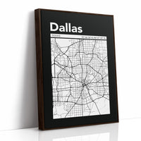 Dallas, Mapped in Black