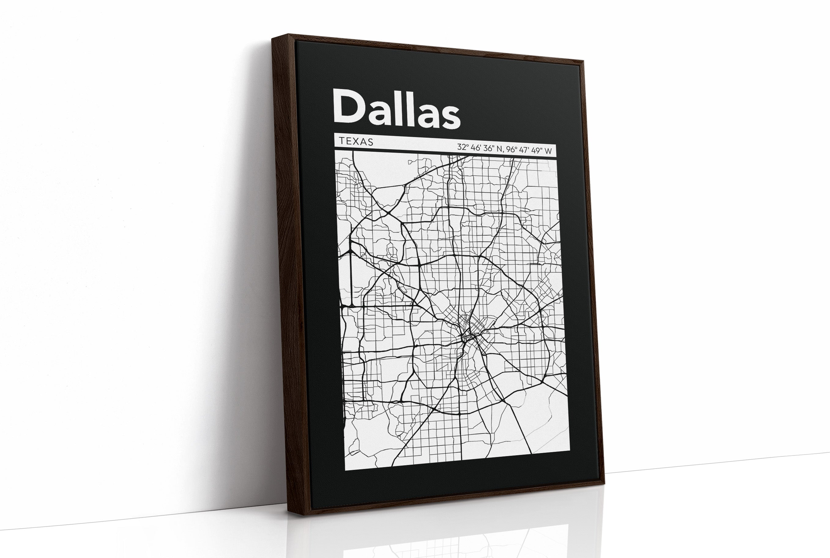 Dallas, Mapped in Black