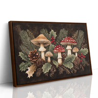 Winter Forest's Enchanted Mushroom Dance