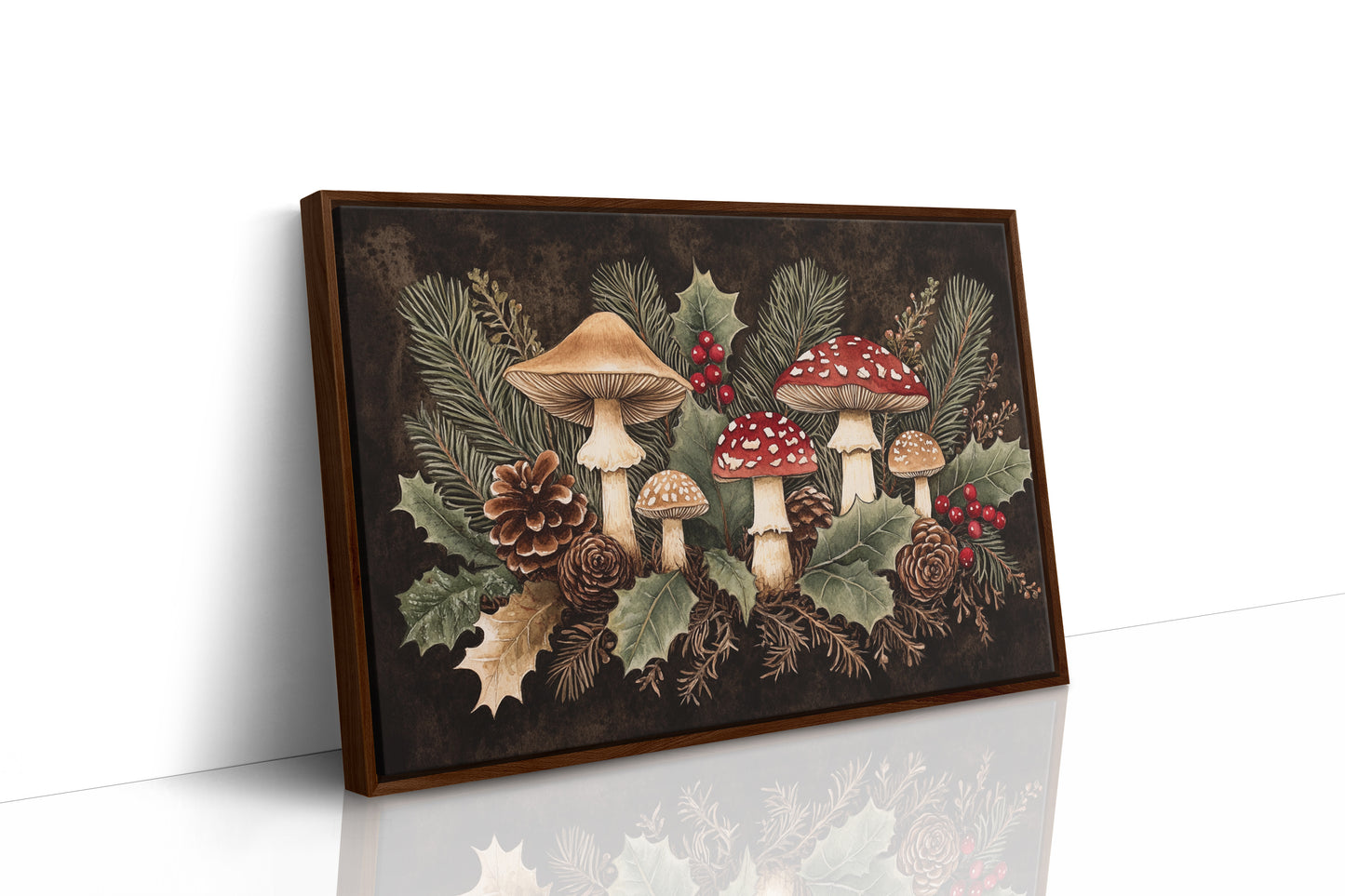 Winter Forest's Enchanted Mushroom Dance