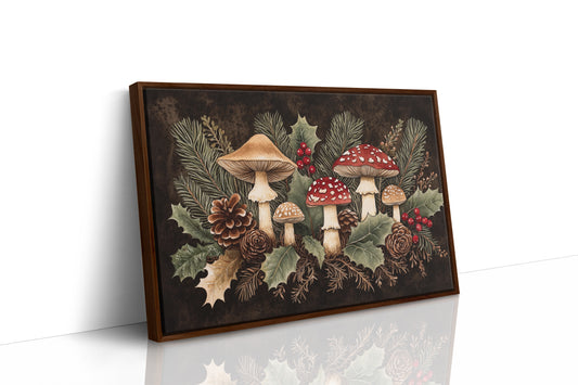 Winter Forest's Enchanted Mushroom Dance