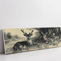 Resting Deer by the Riverbank