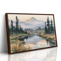 River's Path to Distant Peaks
