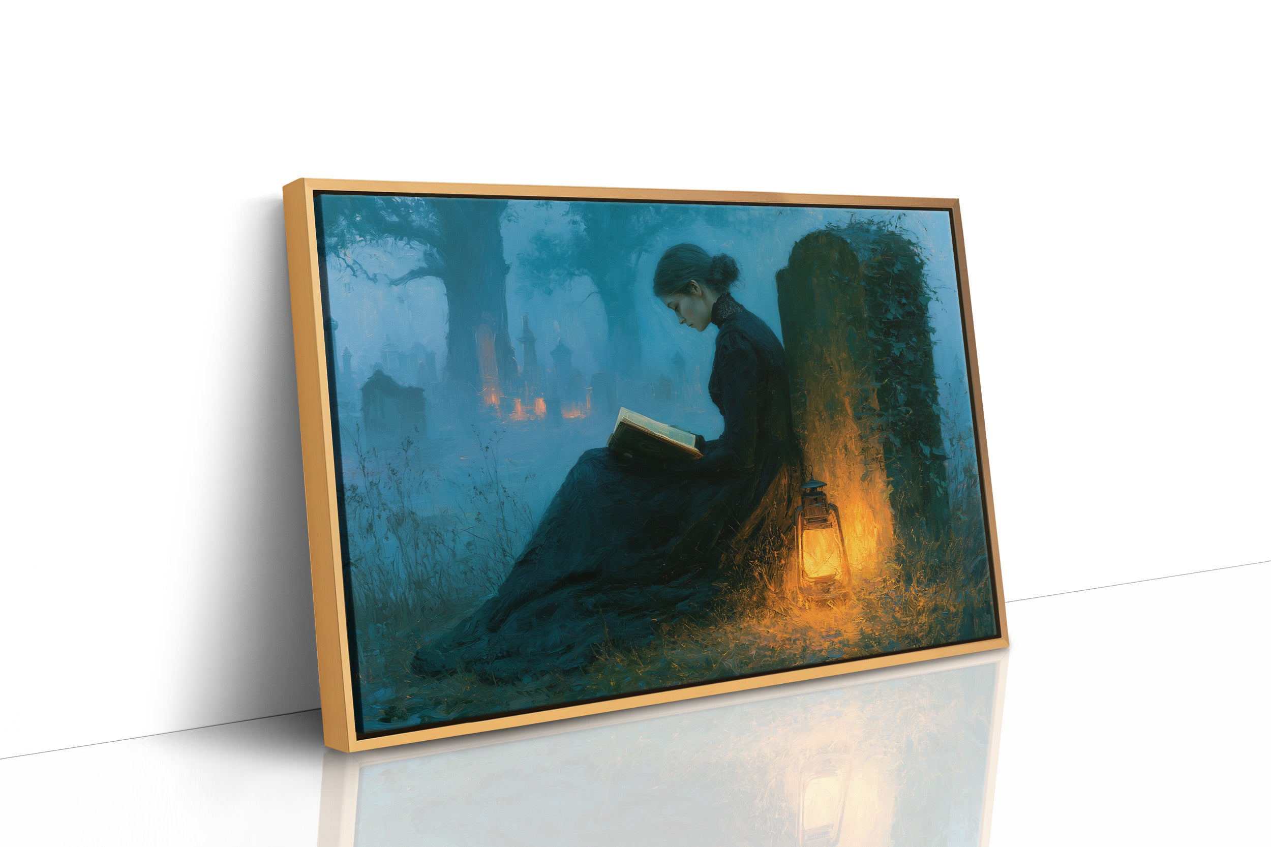 Reading by Lantern Light