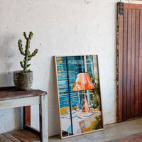 Coral Lamp Lights Summer Evening