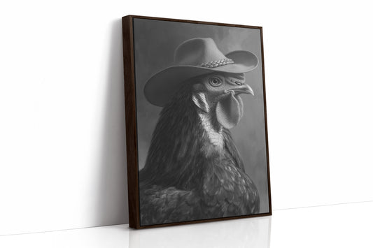Rancher's Rooster: Portrait of Dignity