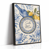 Sole Mio Tablescape (Blue & White)