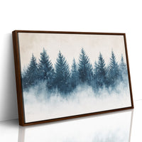 Snow Stars Dance Through Pine Night