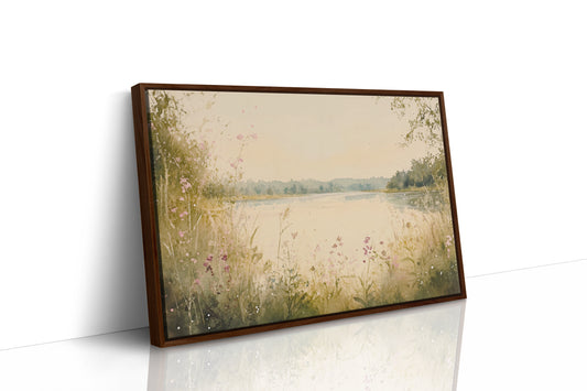 Wild Blooms Dance By Still Waters