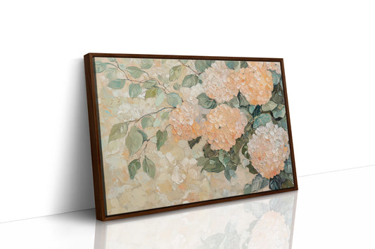 Peach Hydrangeas Paint Summer's Memory