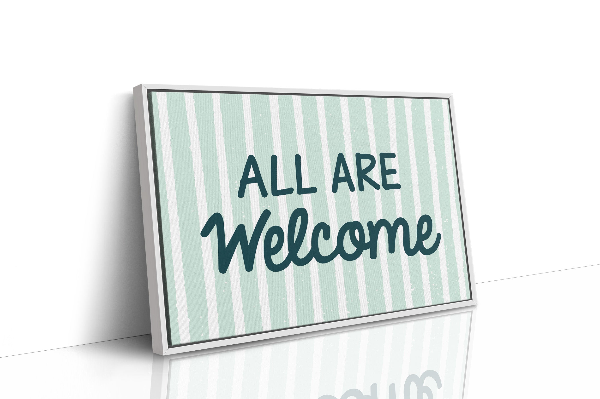 All Are Welcome, Mint Stripe