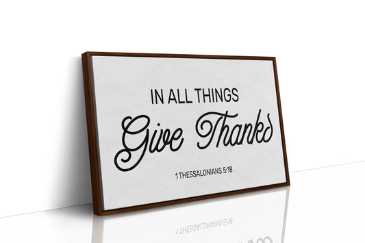 Gratitude Between Wooden Shelves