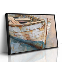 Weathered Hull Awaits The Tide