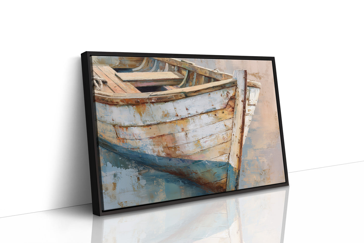 Weathered Hull Awaits The Tide