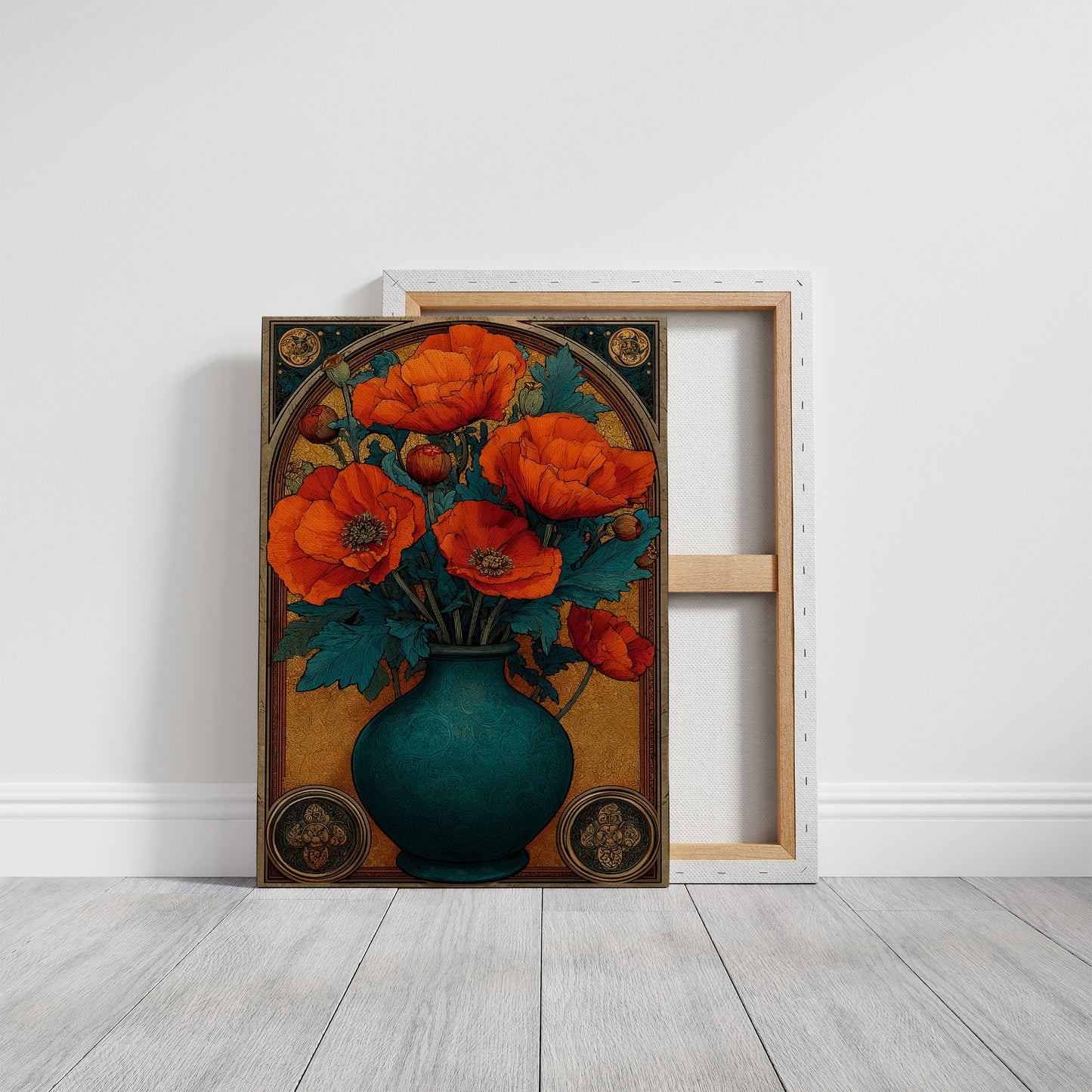 Poppies in the Gilded Room