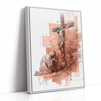 Faith Blooms In Coral Light