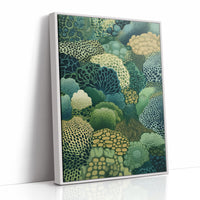 Ocean Forest Blooms In Jade