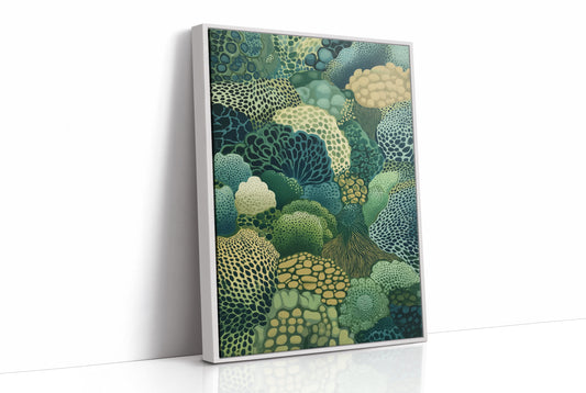 Ocean Forest Blooms In Jade