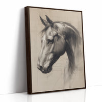Noble Silence: Equine Elegance