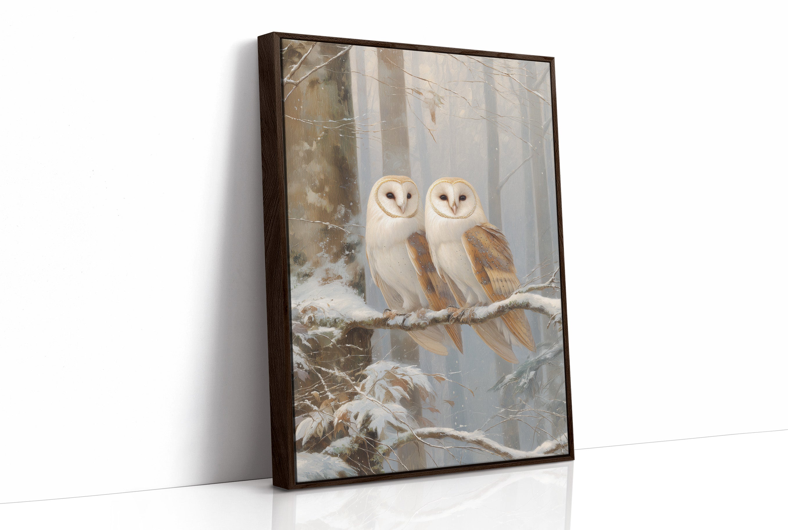 Sentinels Of Winter's Quiet Forest