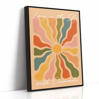 Groovy Sunburst Rays