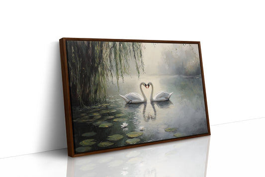 Swans Dance Among Lotus Dreams